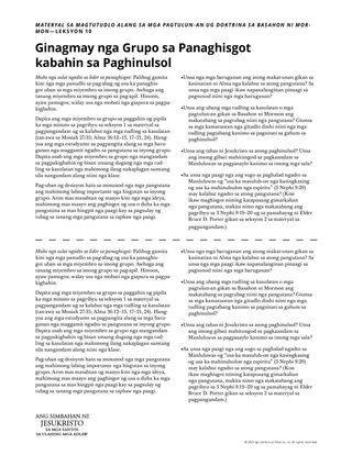 handout sa magtutudlo