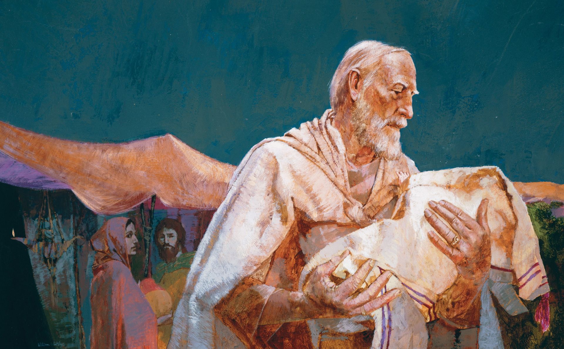 Abraham and Isaac, by William Whitaker