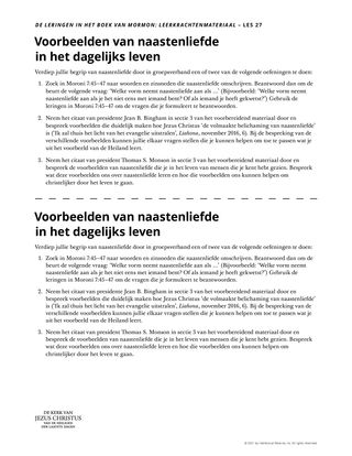 hand-out leerkracht