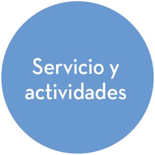 icono de servicio y actividades