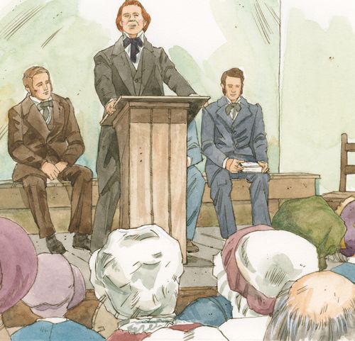 Brigham Young speaking