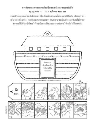 หน้ากิจกรรม: การทำตามศาสดาพยากรณ์จะเป็นพรแก่ฉันและครอบครัว