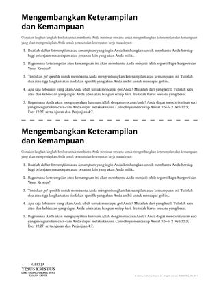 Mengembangkan Keterampilan dan Kemampuan