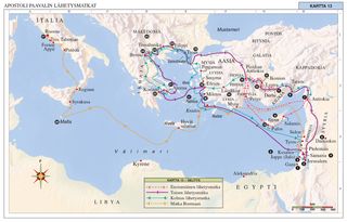 map, eastern Mediterranean