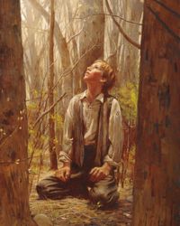 Dieu et Jésus-Christ apparaissent à Joseph Smith.