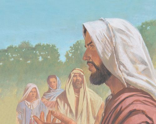 Yesus bercakap kepada orang ramai