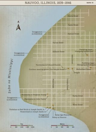 Mapa 10: Nauvoo, Illinois, 1839-1846