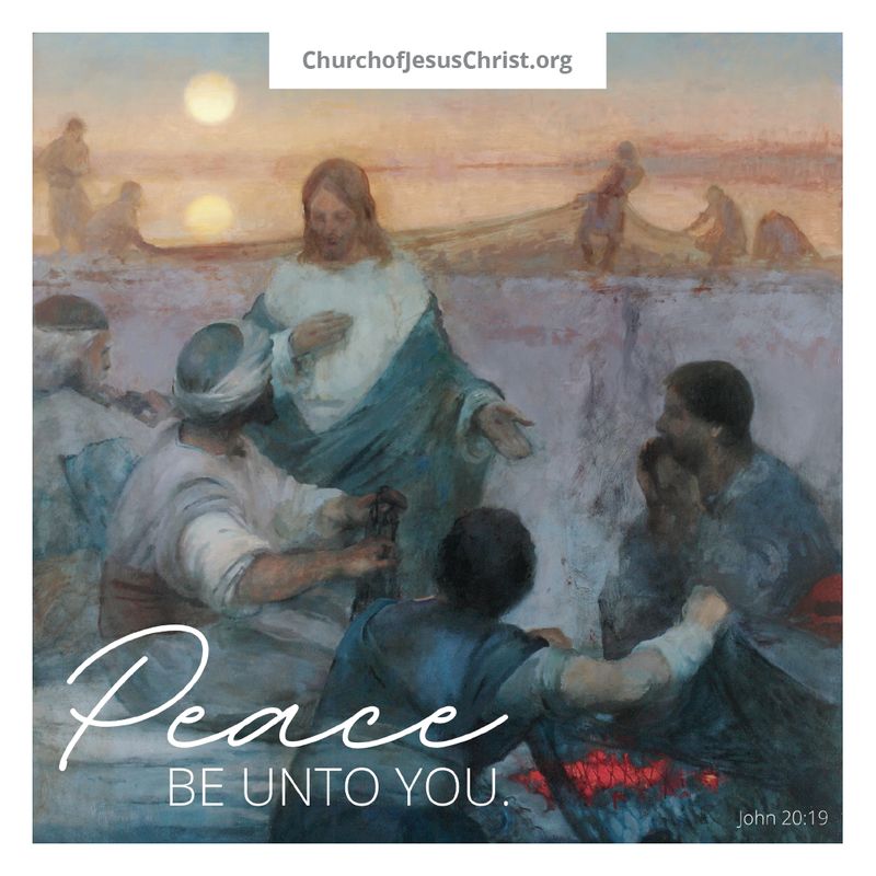 "Peace Be Unto You"  | John 20:19 © undefined ipCode 1.