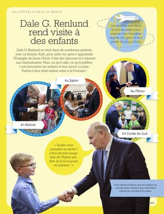 Elder Renlund Visits Children