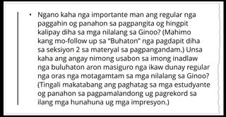 leksiyon 4 ginunting nga pangutana