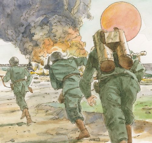 soldiers fighting in war