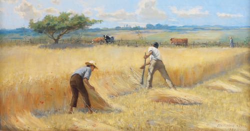 men working in field