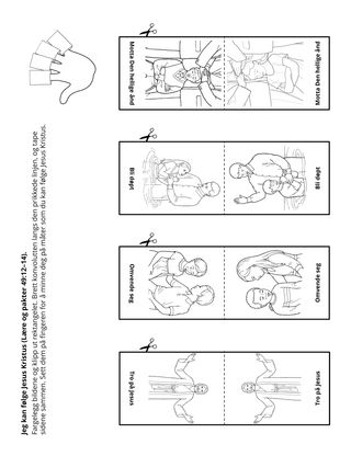 aktivitetsside: Jeg kan følge Jesus Kristus