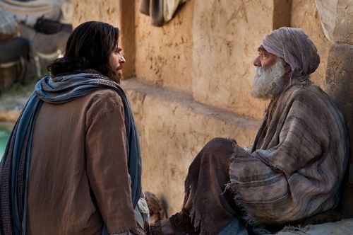 Jesus cura um homem no tanque de Betesda
