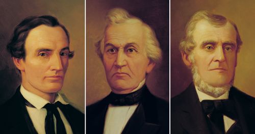 Oliver Cowdery, David Whitmer, and Martin Harris