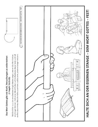 Seite mit der Aktivität: Das Wort Gottes hilft mir, Versuchungen zu widerstehen