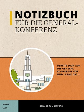 Notizbuch für die Generalkonferenz