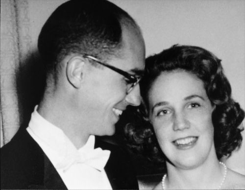 President Henry B. Eyring and Sister Eyring at their wedding.