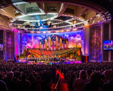 Various people perform as part of the 2022 Tabernacle Choir Christmas Concerts.