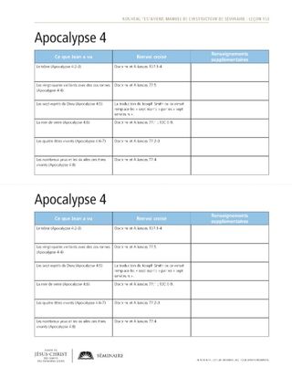 document, Apocalypse 4