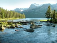 river in mountains