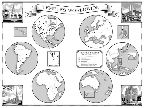 map of temples worldwide