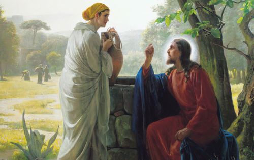 Christ and Samaritan woman