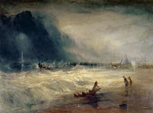 painting of shipwreck rescue