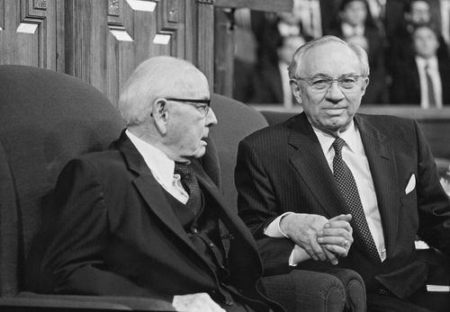 Presidents Kimball and Hinckley