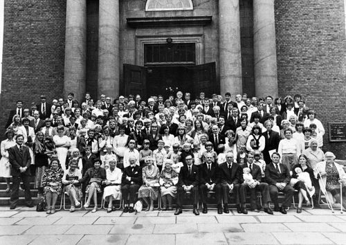 Fotografia da comemoração de 50 anos da capela