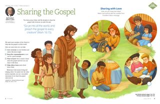 sharing the gospel clipart