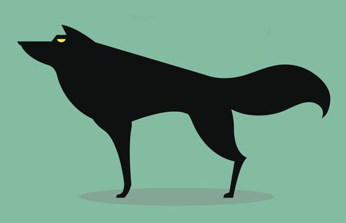 illustration of a wolf