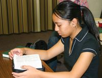 youth reading scriptures