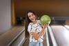 Woman bowling