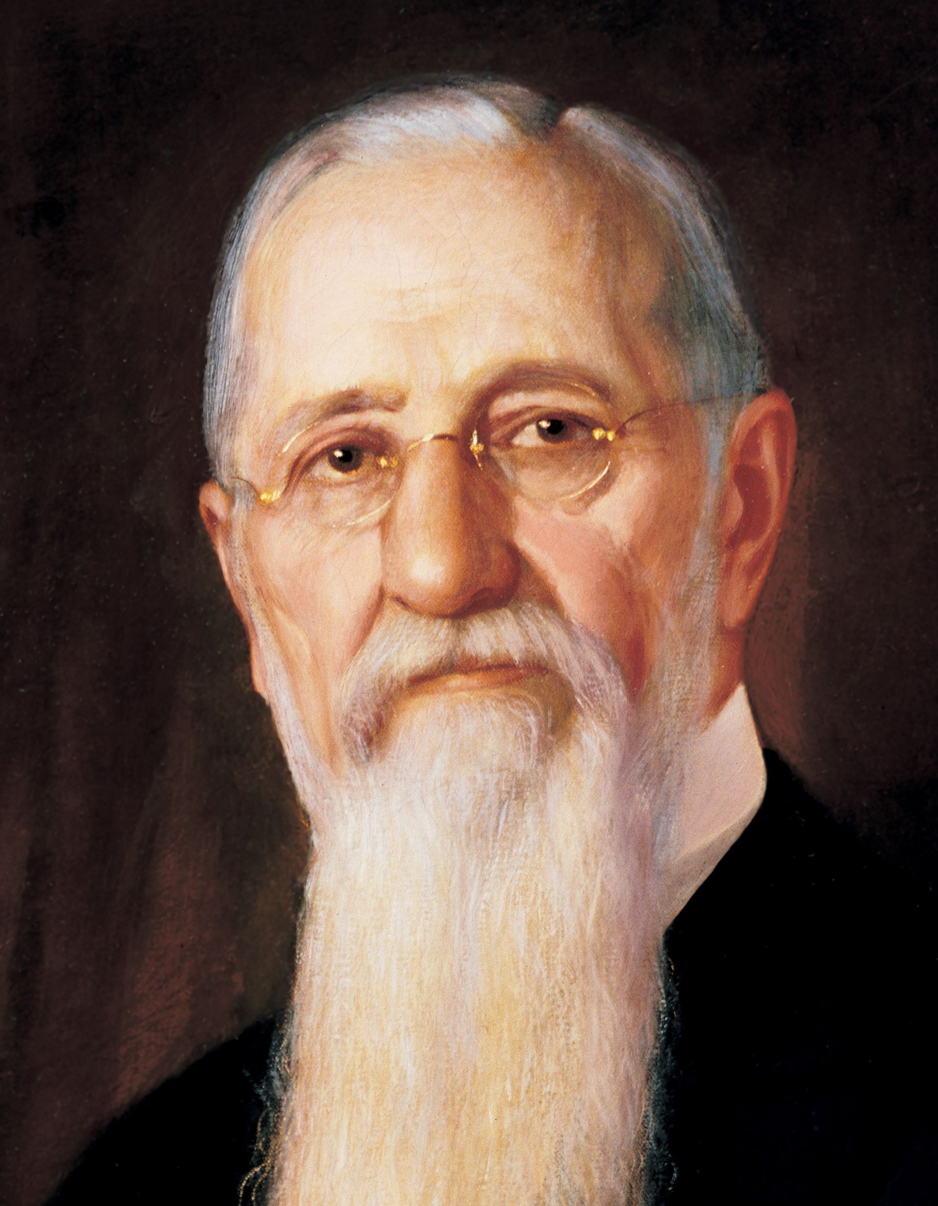 Joseph F. Smith, by A. Salzbrenner; GAK 511; GAB 127; Our Heritage, 105–7. President Joseph F. Smith served as the sixth President of the Church from 1901 to 1918.