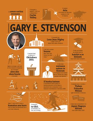 infographic of Elder Stevenson