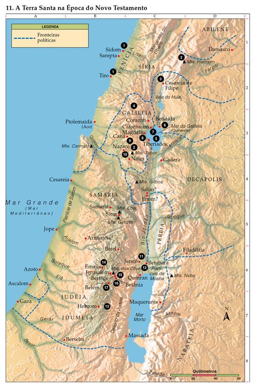 mapa 11 da Bíblia