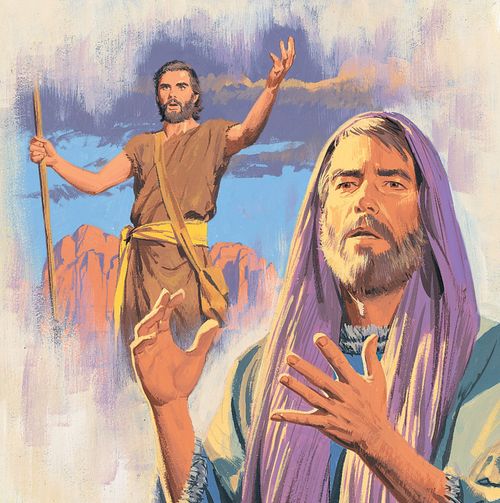 A prophet tells of John the Baptist who will come before Jesus Christ comes. - intro.-11