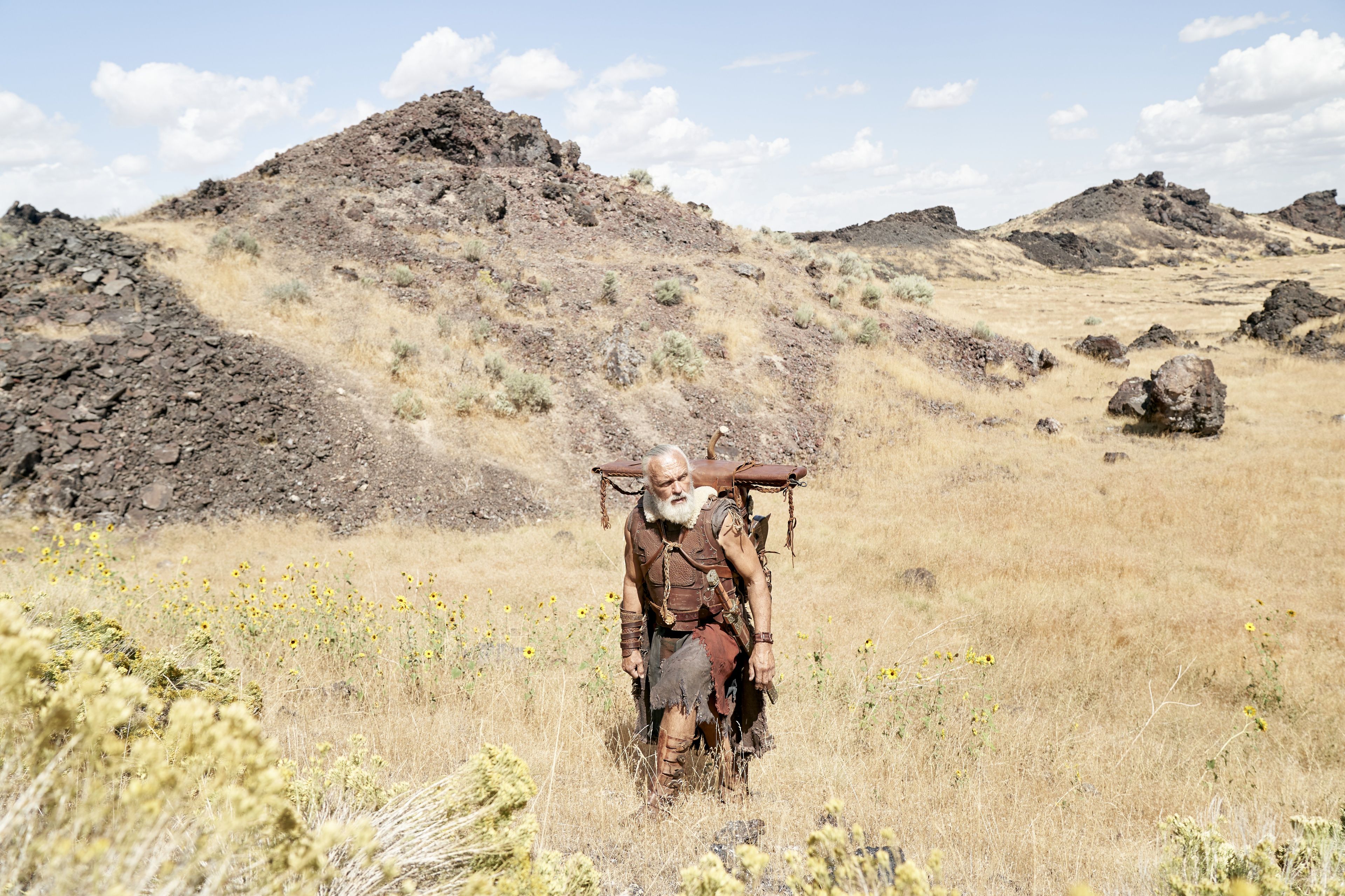 Moroni, son of Mormon, travels through the wilderness.