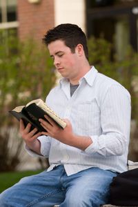 youth reading the Bible