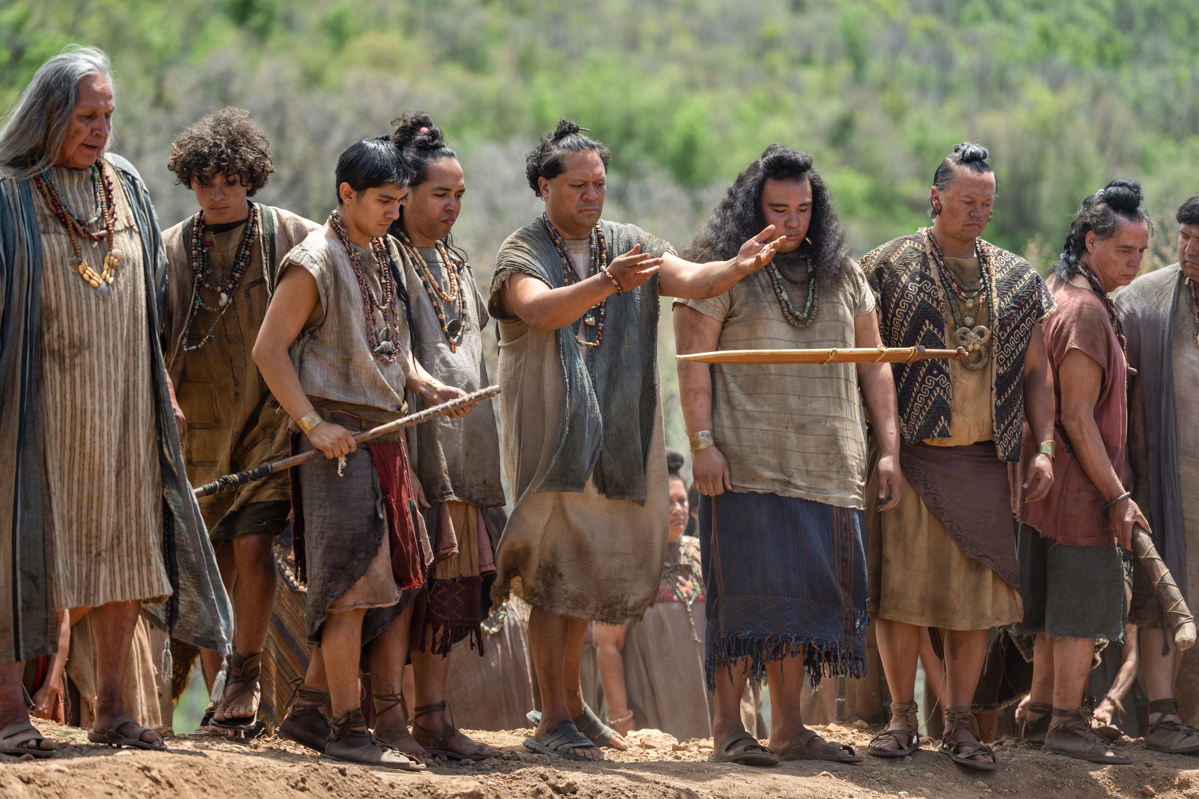 The people of Anti-Nephi-Lehi bury their weapons of war after making a covenant with the Lord.