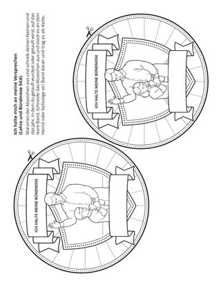 Seite mit der Aktivität: Ein Bund ist ein Versprechen zwischen mir und Gott