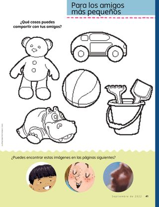 coloring page of toys