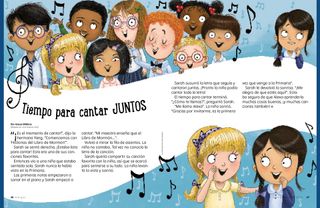 children singing in Primary