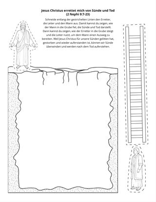 Seite mit der Aktivität: Jesus Christus errettet uns von Sünde und Tod