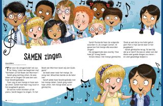 children singing in Primary