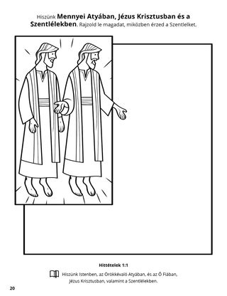 First Article of Faith coloring page