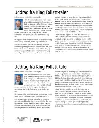 Uddelingsark, Uddrag fra King Follett-talen