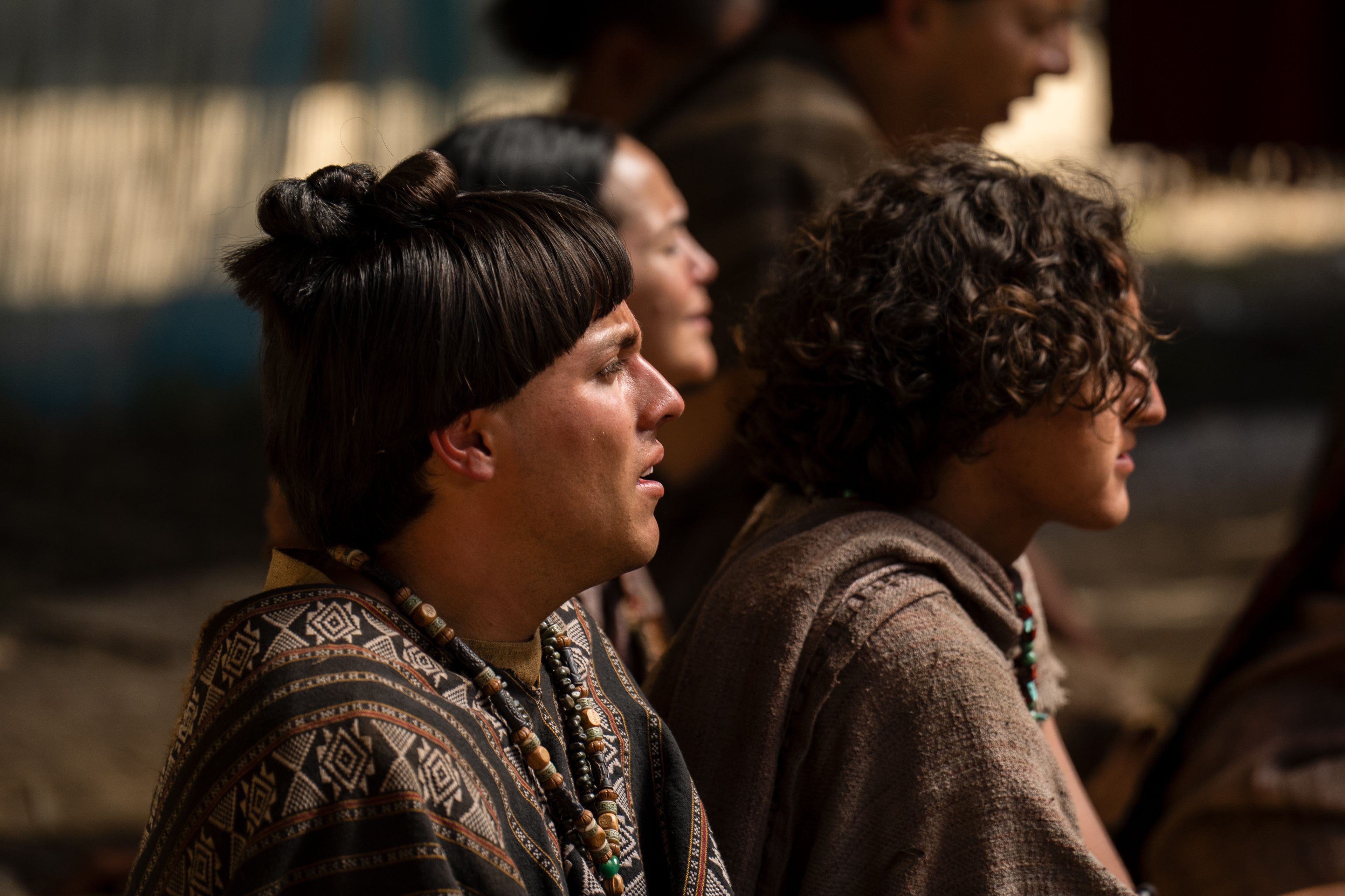 The people of Anti-Nephi-Lehi gather to hear Anti-Lehi-Nephi declare they won't prepare for war against the Lamanites.