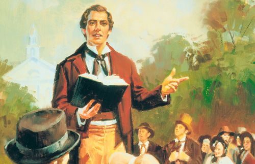 Joseph Smith preaching